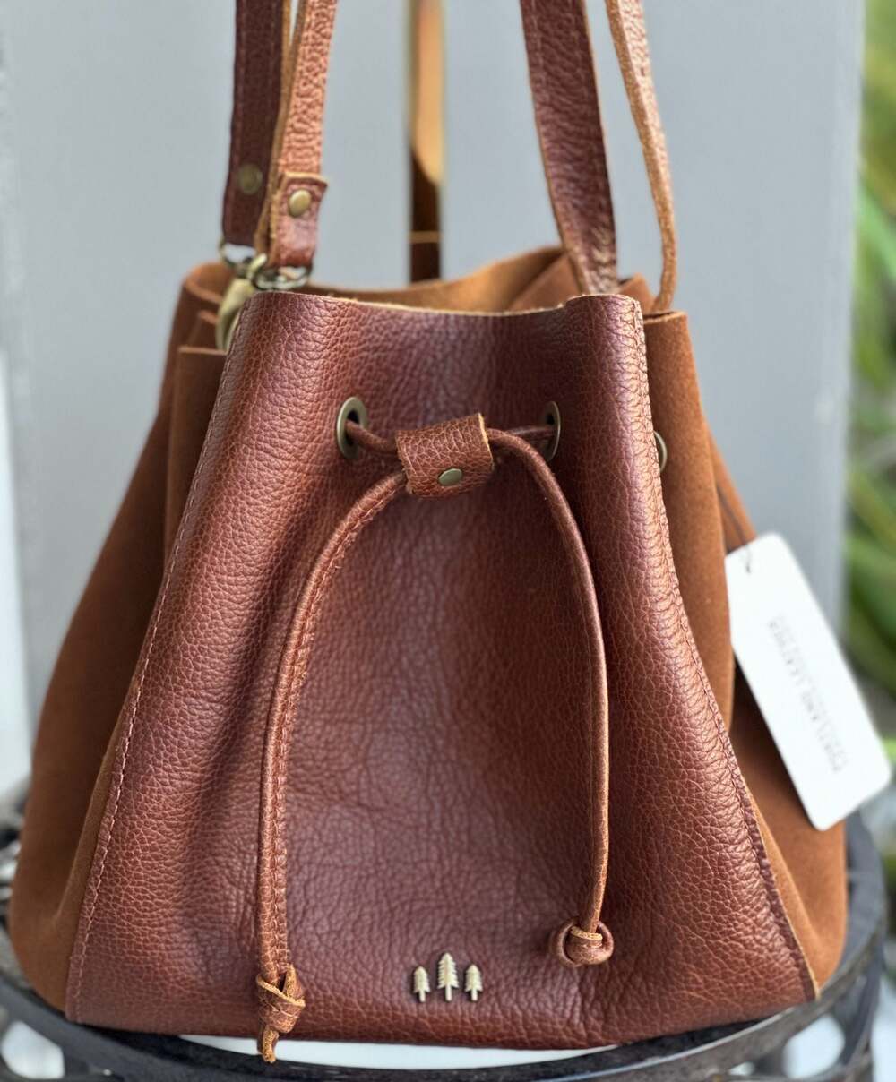 Portland Leather Goods Nest Bucket Bag Asheville